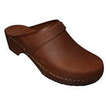 Moheda 200 Nubuck Erik. Klassisk trätoffel i nubuck. Klackhöjd 45 mm.